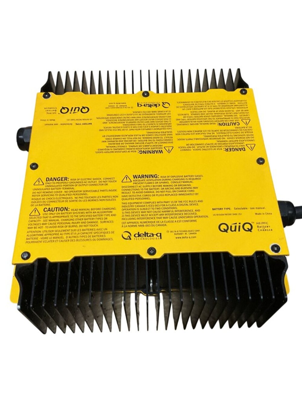 New Delta-Q QuiQ 912-7200 72V 12A Lead-Acid Battery Charger Golf Cart, Elec Veh